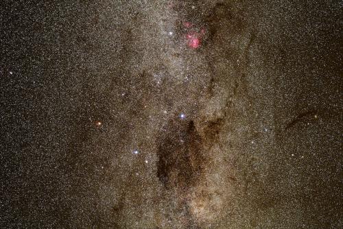 Kohlensack, eine Dunkelwolke am Südhimmel